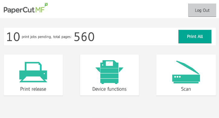 Integrated Scanning on small screen Sharp devices