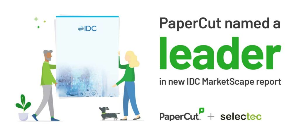 PaperCut named a leader in new IDC MarketScape report